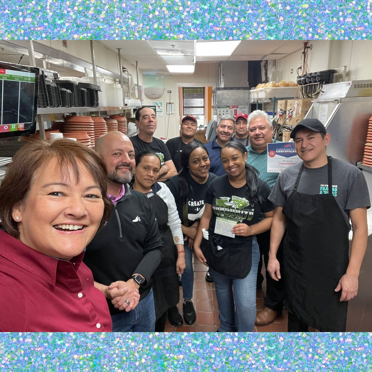 🎉Congratulations to the 🌶️’s Bensalem Team on their CTR recertification today!ATL’s to Gary and Gerson for executing on Food Great and Chantel for delivering on Server Attentive and Clean scores! Lots of well deserved recognition across the board for this exceptional Team!