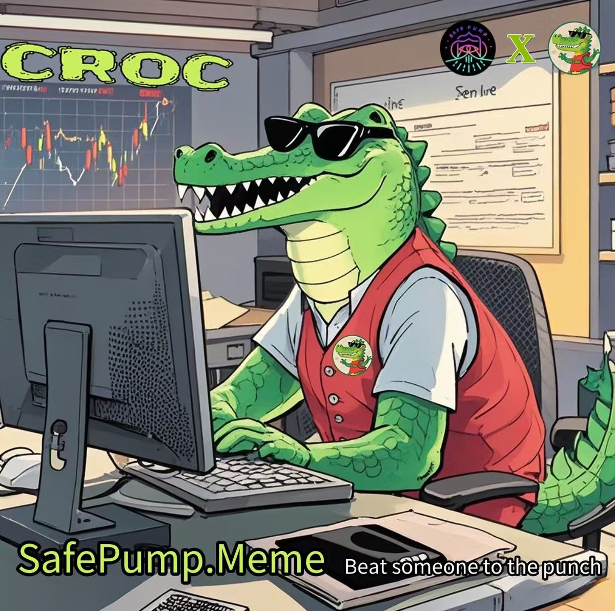 safepump_meme's tweet photo. ๐ Get ready! The Crocodile says something BIG is coming! ๐๐ฅ #Safepump $CROC
The anticipation is building, and weโre on the edge of something huge.
This is just the beginning! ๐
#memecoin #MemeSeason