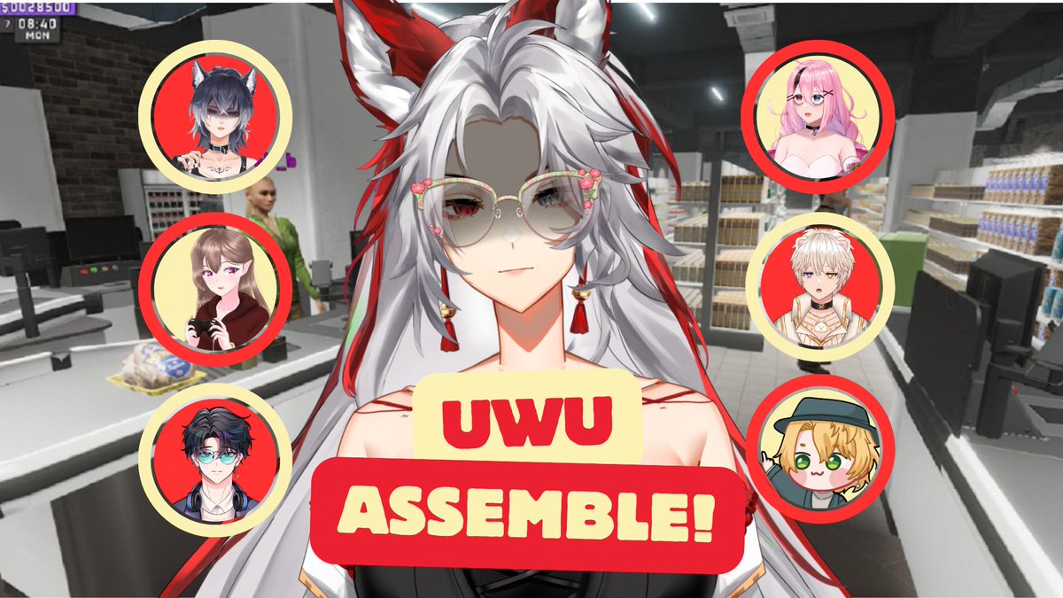 miinyaa_'s tweet photo. [ #MiNOW ] It finally happens... SUPER BIG COLLAB SUPERMARKET TOGETGHER! 

But before that, let’s talk and chat!🫶🏻
Tonight, 18.30WIB 
🔗https://t.co/6djHbKPWHr

#Vtubers #VtuberID #livestreaming https://t.co/glmhVIdFNE