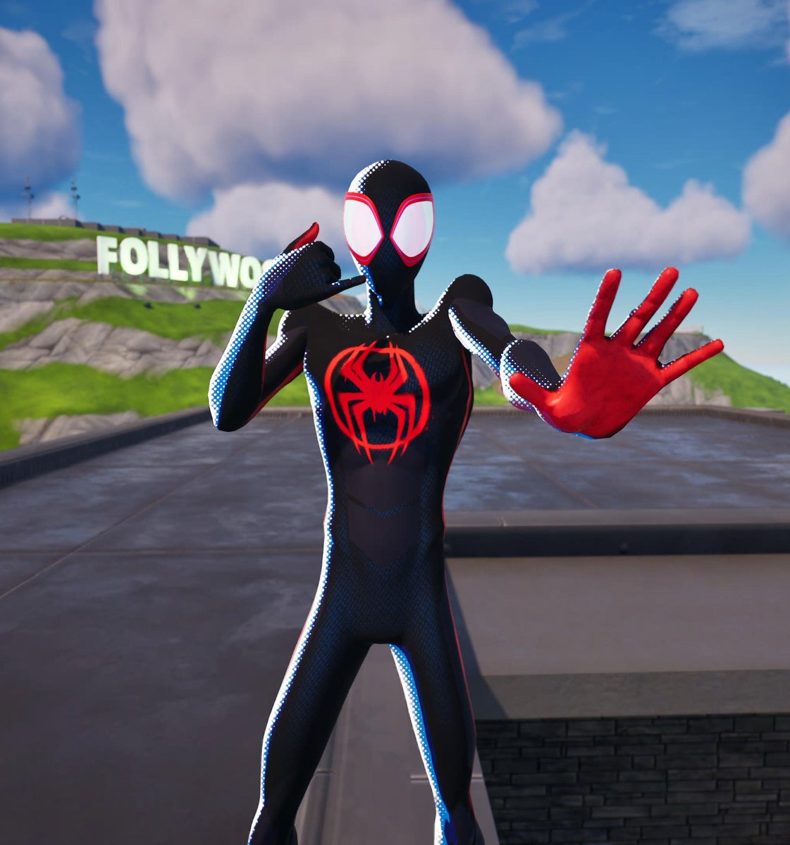 Nightmaree914's tweet photo. "Okay, let's do this one last time, yeah? For real this time I was bitten by a radioactive spider and for like two days I've been the one and only Spiderman"
Spider-Man (Miles Morales)
#Fortnite
#FortniteChapter6
#FortniteC6S1鬼Hunters
#SPIDERMAN
#Fortagraphy https://t.co/s5MLWAeOez