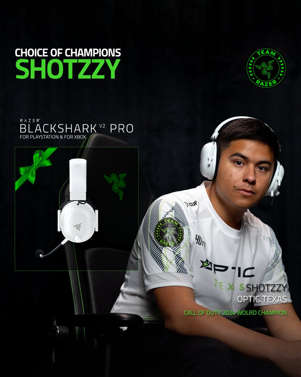 The multi-FPS World Champion shows no signs of slowing down in 2024.  

With another trophy added to his impressive collection, <a href="/Shotzzy/">OpTic Shotzzy</a> trusted only the headset made #ForThePro to prepare for every match that led to that victory. 

Gear up with the Choice of Champions: