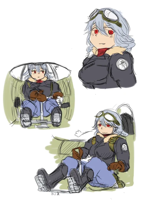 手癖で描いてるから
まったくもって主人公の顔が違うので
修正が大変そう 