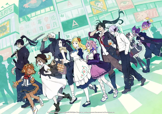 Acquire Opens Special 30th Anniversary Website, Reveals Art Featuring Characters From Several of Their Games  
