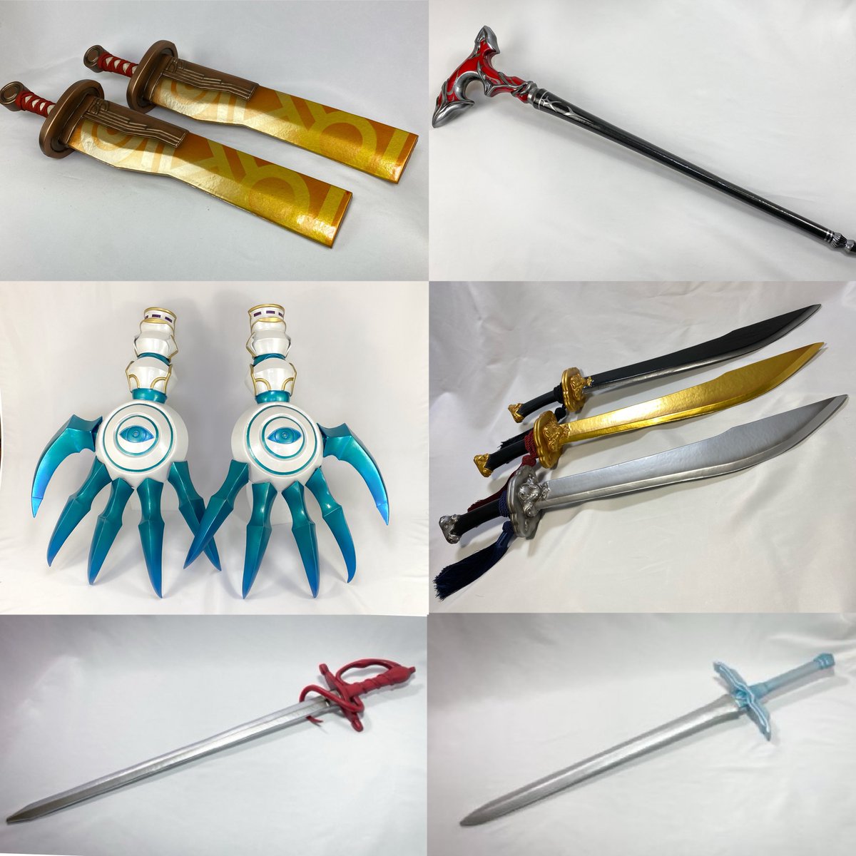 n_h_molding's tweet photo. ＼＼武器鎧作ります／／
2025年2月〜納品🉑

法人企業様・スタイリスト様・衣装関係の同業者様のみですが、制作のご依頼随時承っております。
PRイベントや2.5次元舞台で使用する武器・鎧などはもちろん、ベルトバックルなどの小さいパーツでも大歓迎です。 

リプ欄のHPよりお気軽にご相談ください👇 https://t.co/kN4EB5HOjr