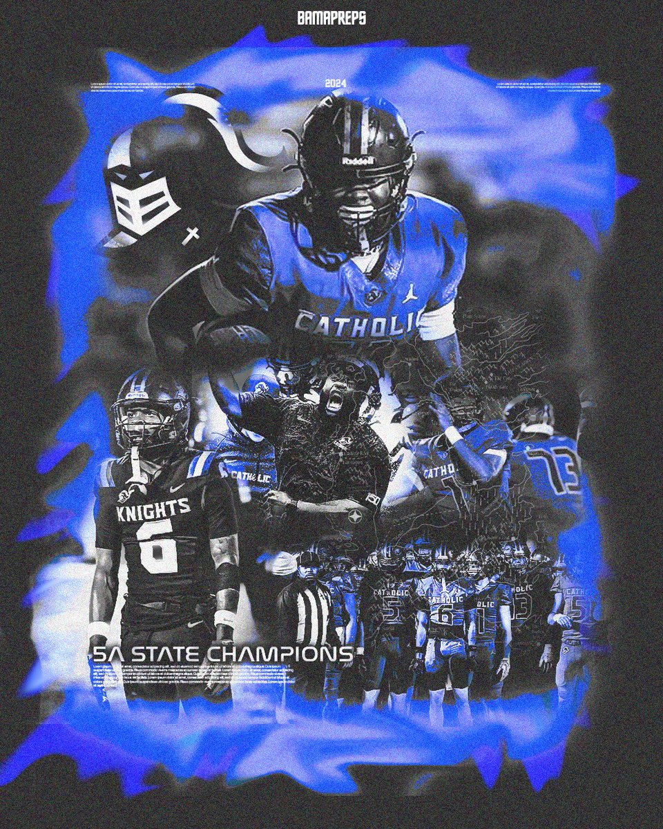 BamaPrepsFB's tweet photo. THE KNIGHTS GO B2B! 

Montgomery Catholic is your 2024 5A AHSAA CHAMPS!

The Knights go undefeated for a second straight season https://t.co/27WKDqi7eF