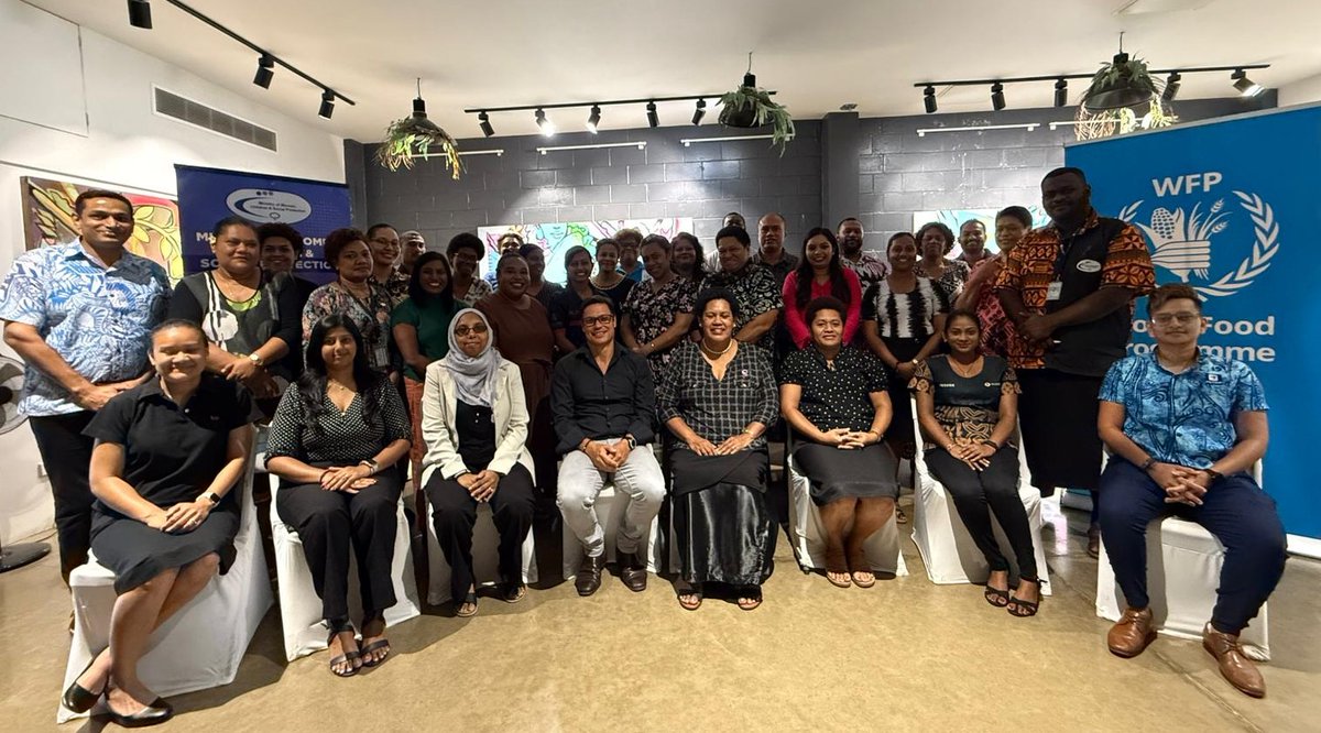 WFP Pacific (@wfp_pacific_) on Twitter photo 🤝Proud to support 🇫🇯Fiji’s <a href="/MWCSPFIJI/">Ministry of Women, Children and Social Protection</a> in gearing up for cyclone season!
Our #AnticipatoryAction workshop sharpened skills in anticipatory #cash & #preparedness, ensuring faster, accountable assistance reaches the most vulnerable ahead of cyclones🌀 🤝Proud to support 🇫🇯Fiji’s <a href="/MWCSPFIJI/">Ministry of Women, Children and Social Protection</a> in gearing up for cyclone season!
Our #AnticipatoryAction workshop sharpened skills in anticipatory #cash & #preparedness, ensuring faster, accountable assistance reaches the most vulnerable ahead of cyclones🌀