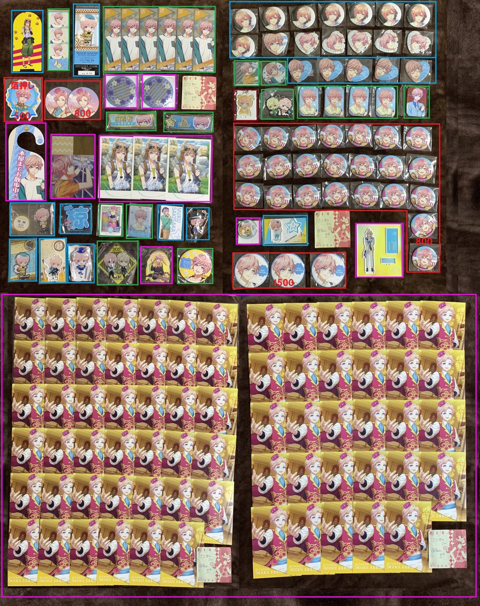 saco_414's tweet photo. @1
［お譲りします］
A3! 向坂椋 関連グッズ
画像内に記載の値段

条件は3枚目に記載

担降りの為お譲り先を探しております、初回お取引の前にプロカご一読下さい
検索用:ブロマイドポスカ缶バファミマ小説缶色紙ファイルコースターアニカフェカラ鉄ステッカーカードゲームアクスタ箔押しましコレ https://t.co/iRhlg36WlJ