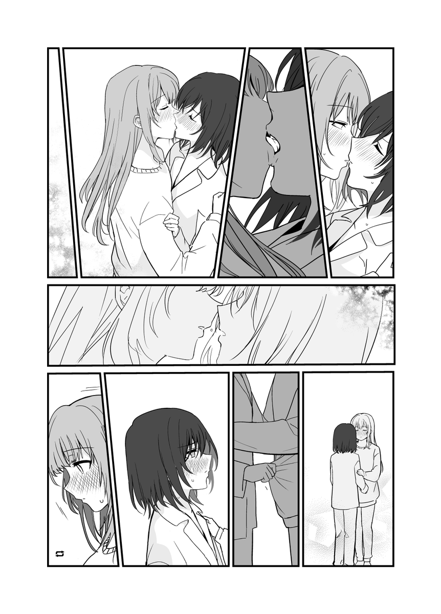 LR6fkO4UpyPF9hv's tweet photo. 👩‍❤️‍💋‍👩漫画　#週クラ https://t.co/h64MUcWixX