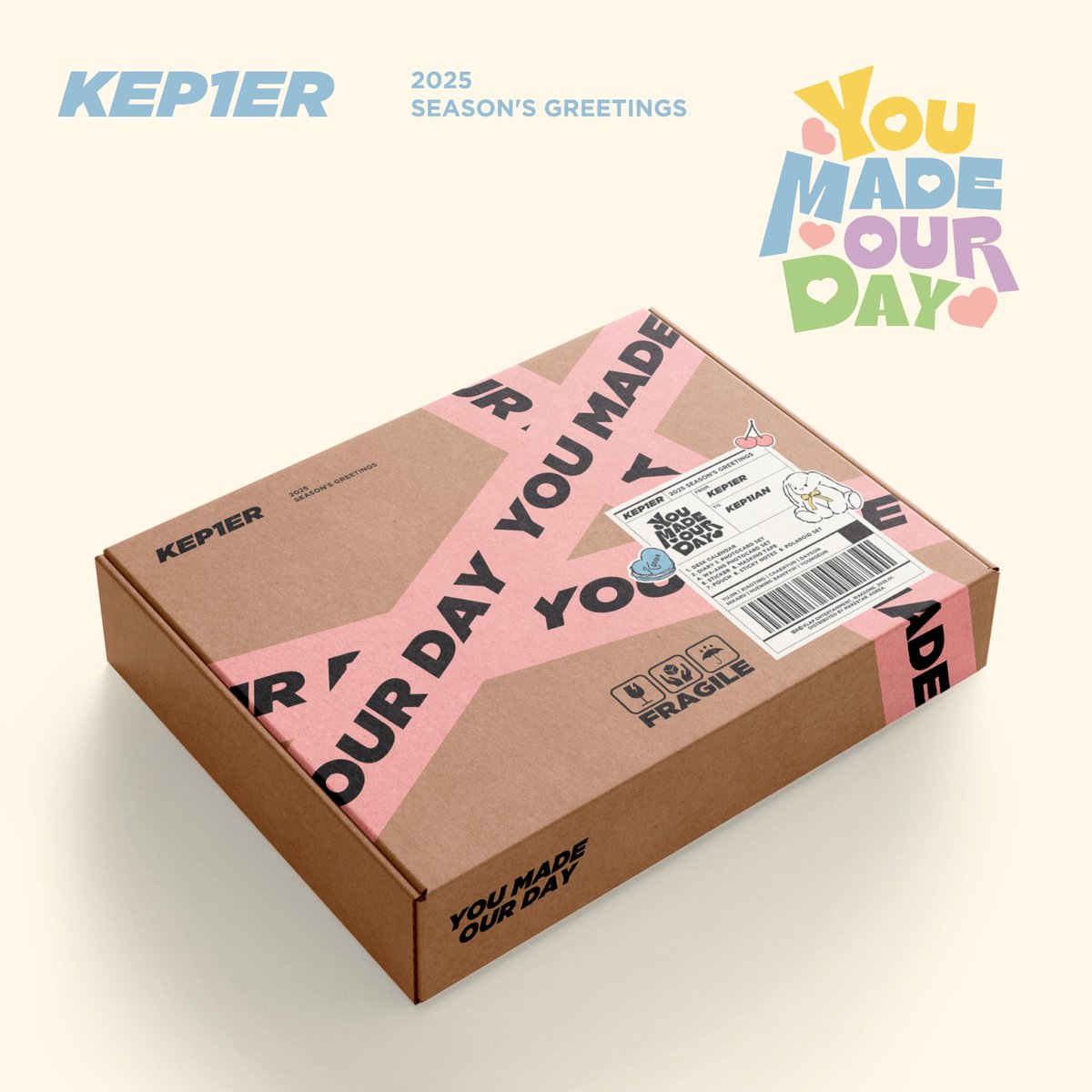 official_kep1er's tweet photo. Kep1er 2025 SEASON'S GREETINGS
<YOU MADE OUR DAY>

PRE-ORDER
2024.12.9 MON 3PM (KST) ~

#YOU_MADE_OUR_DAY
#Kep1er #케플러 https://t.co/bFOZpO8twx