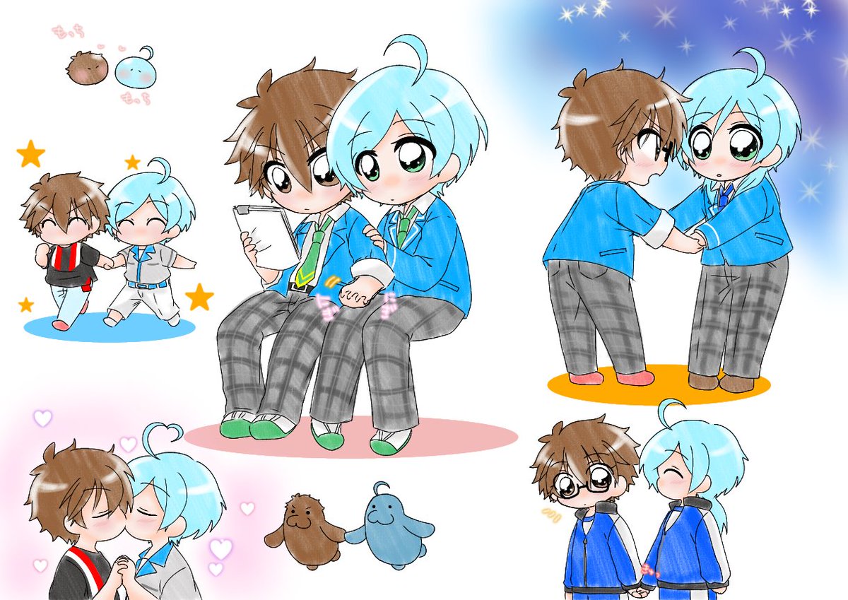 #ひらいて赤ブー
あん☀️んぶるス🌟ーズ
守🔥千🍟×深🌊奏🐟️
#ちじょうのあいのかなえかた 

定期開催よろしくお願い致します!
(画像は再掲です) 