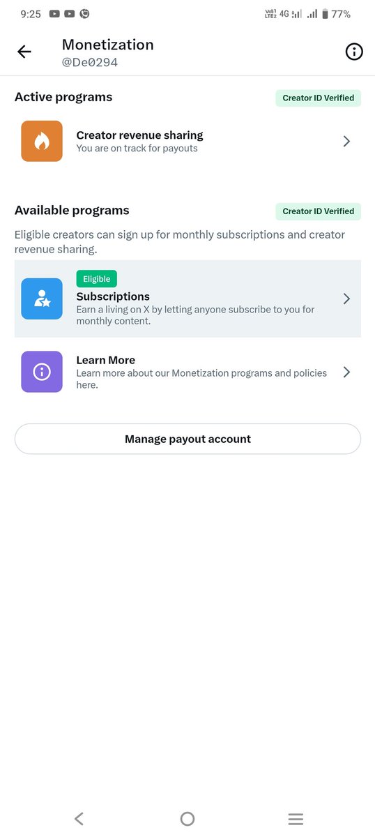आज आपके आशीर्वाद से हमारा अकॉउंट भी monotization हो गया 🥳🤪

सभी को धन्यवाद 😍

आप भी करे अकॉउंट monotization कमाए ढेर सारे डॉलरर 🥵🥵🥵🥵

बधाई दे दीजिये 🔄🍀

#Rt करे