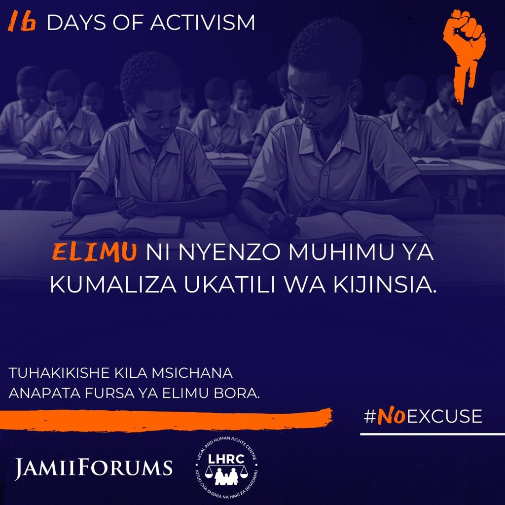 JamiiForums's tweet photo. #JamiiForums #16DaysOfActivism24 #WomenRights #EndGBV #ProtectWomen #JFWomen #NoExcuse #PingaUkatiliMtandaoni https://t.co/szDmASBaCa