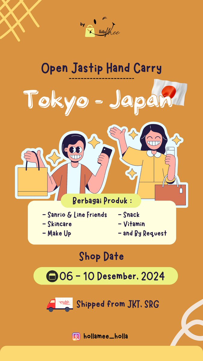 rsnnnnnn's tweet photo. 🌸OPEN JASTIP HANDCARRY JEPANG🌸

06 Desember - 10 Desember 2024

Arrived indo 14 Desember 2024
📍 Jakarta - Serang

Kalian mau apa di jepang? Bisa request apapun itu ya 💜

Langsung DM ajaaa 🥰

Katalog ada di tweet selanjutnya -> https://t.co/QHzrbzoQIR