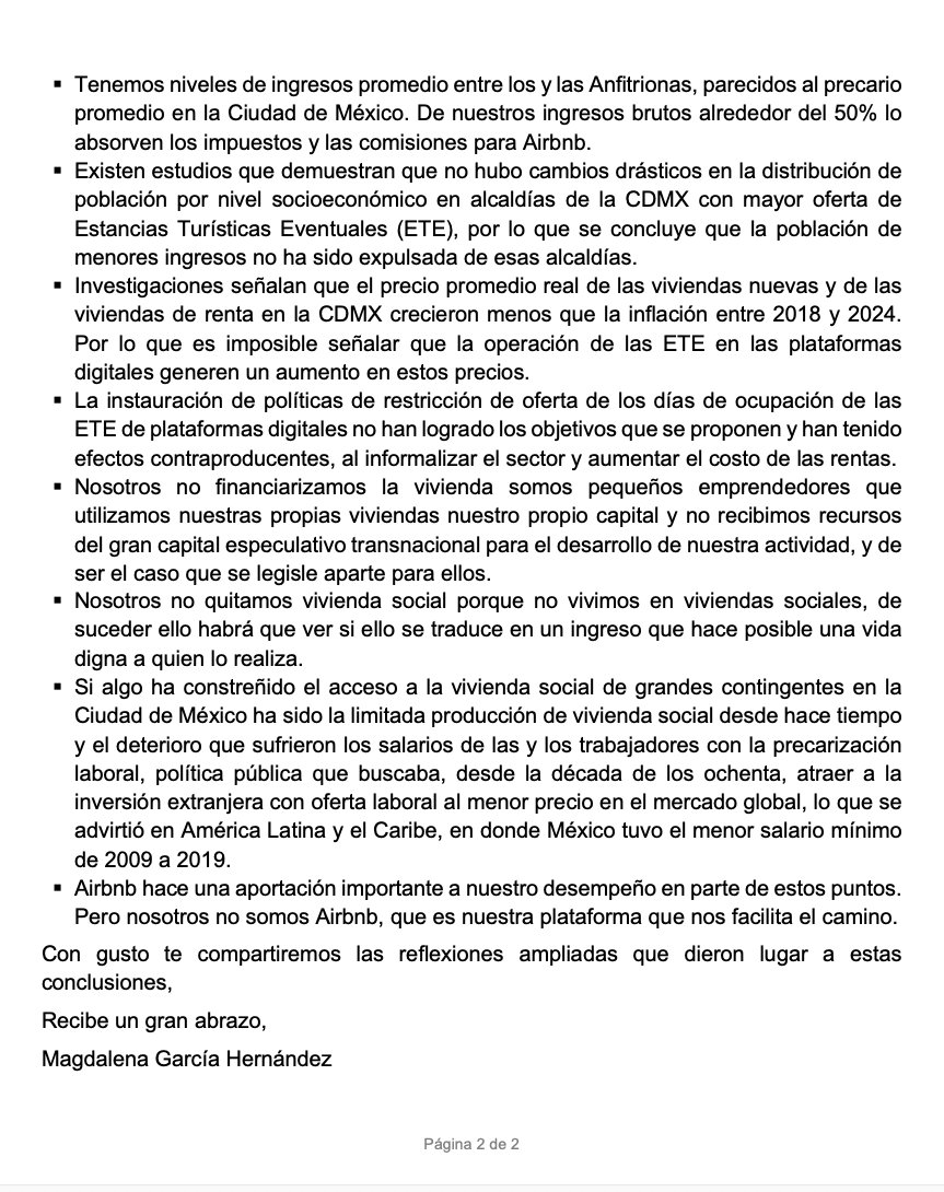 garciamagdalena's tweet photo. @SilviMex Querida María Silvia Emanuelli, soy Magdalena García de Pensadoras Urbanas de la Campaña Urbano Mundial de ONU Hábitat, nos conocemos y hemos compartido eventos internacionales. Pero también formo parte del Colectivo Tod@sSomosAnfitrion@s. 
Tengo suscripción Premium por habilitar https://t.co/kEpmTTIOPE
