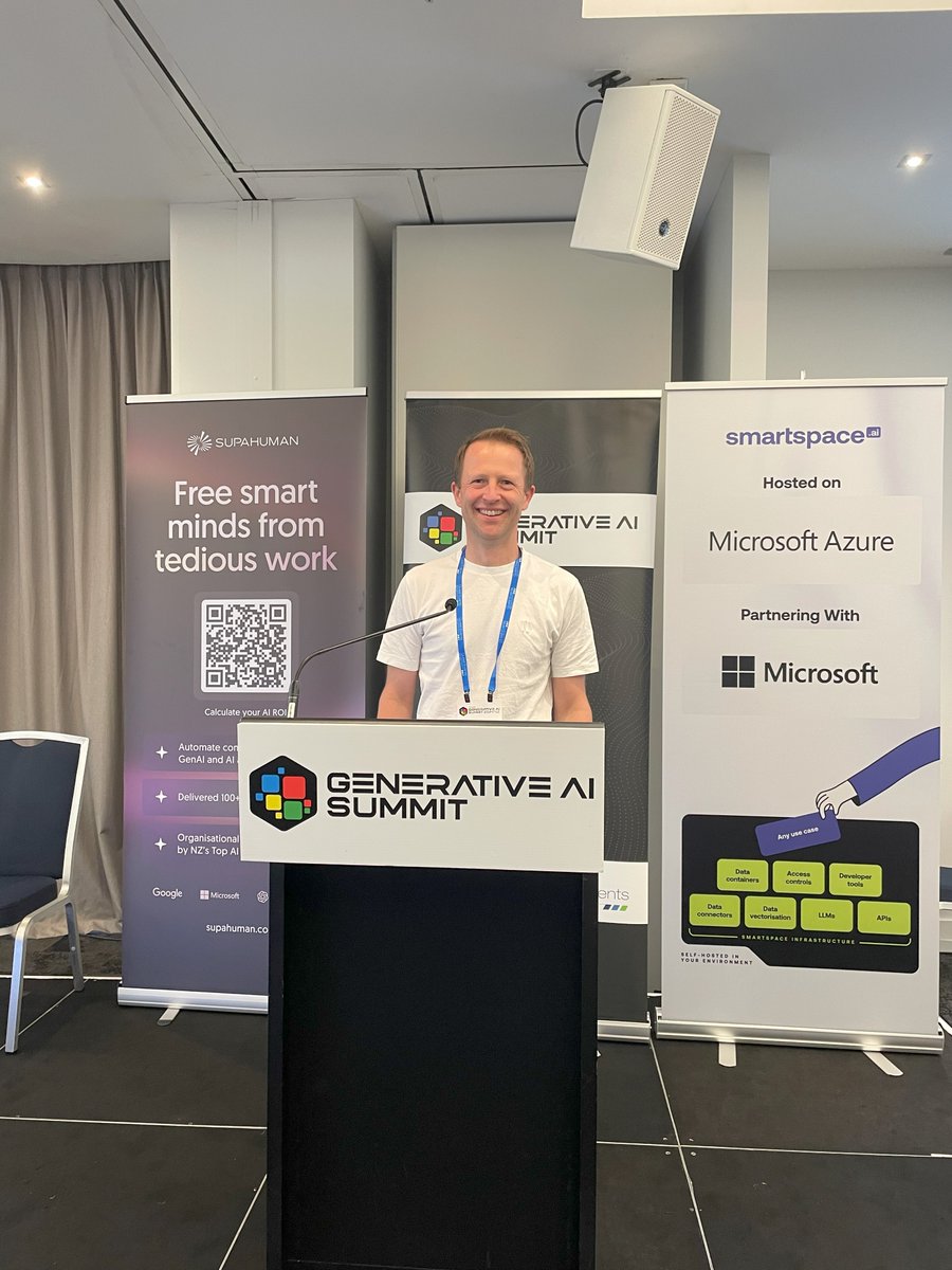 ScentianB's tweet photo. Our CEO @jonathanbgood  was thrilled to speak at the #Generative AI Summit this week.

Jonathan spoke about our use of AI, both in emulating an insect’s neuronal network to decipher the electrical signals and using generative AI models to predict the best receptors. https://t.co/k4dpoLa4em
