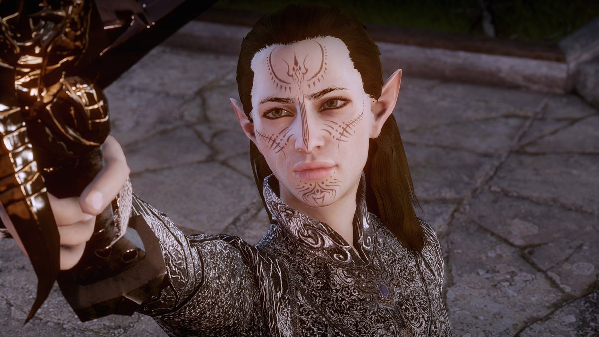 Paichan_13's tweet image. It was quite interesting making my Inquisitor Vax&apos;ildan in Veilguard. When I first made him in Inquisition, it was before #LoVM came out. Now I had a new source of visual reference, and I like how he came out!  #CriticalRole #DragonAgeVeilguard