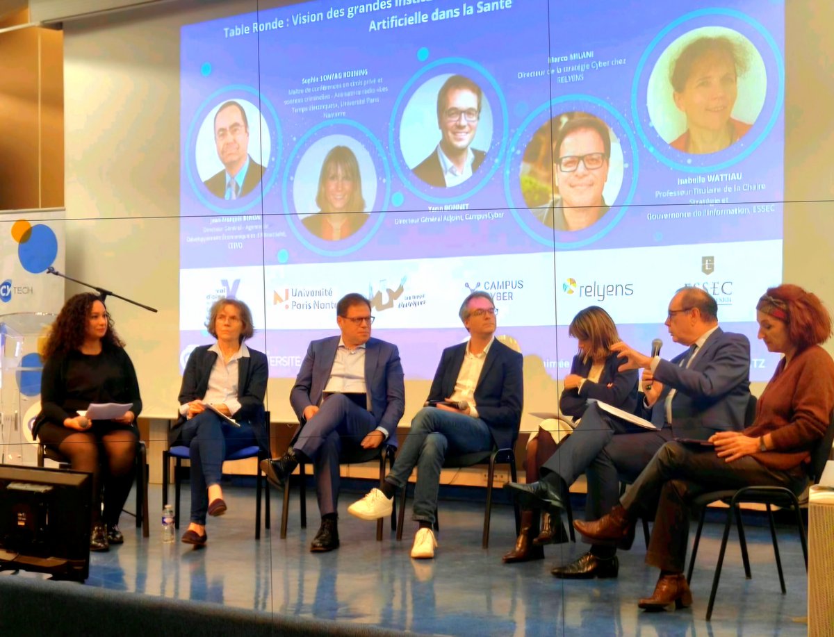 CEEVO95's tweet photo. #valdoise / #iledefrance / #ChooseIDF / #Cytech / #Ceevo95 : Intervention du CEEVO lors de la Conférence "Cybersécurité et Intelligence Artificielle pour la Santé", organisée le 28 novembre dernier par CY Tech, à Cergy (Val-d'Oise) - https://t.co/ToqGmv6fkS https://t.co/ZlY70GbdBB