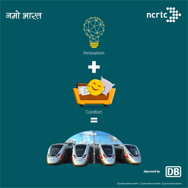 NamoBharatDelMT's tweet photo. Experience the perfect blend of cutting-edge innovation and unmatched comfort, as the #NamoBharat train makes every journey smoother and more enjoyable.
#NCRTC #DBRRTS #RRTS #DB #NamoBharatTrain https://t.co/Vur3Qty5u8