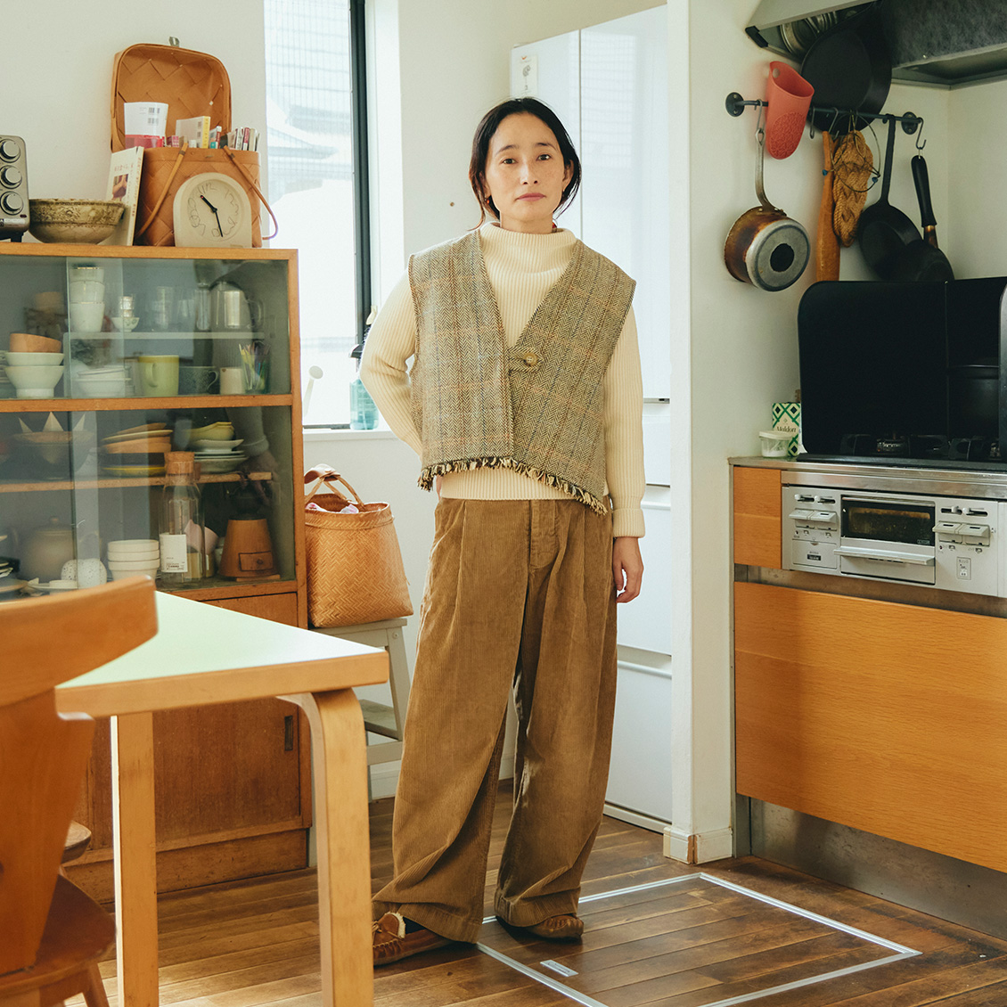 いつものコーデに味変をひとさじ。よしいちひろさんとつくった「ウール