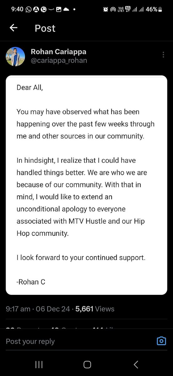 AadiJai63238987's tweet photo. We failed as a community 
This is sad and hardbreaking to see a in the name of hiphop they are suppressing freedom of speech. They sold the sole of hiphop for money man. 
Big ups to every1 who talked abt it 
#BackOffRoyalEnfield #BackOffBoat #ShameOnMTVHUSTLE #mtvhustle4 https://t.co/M7MgTx7IHS