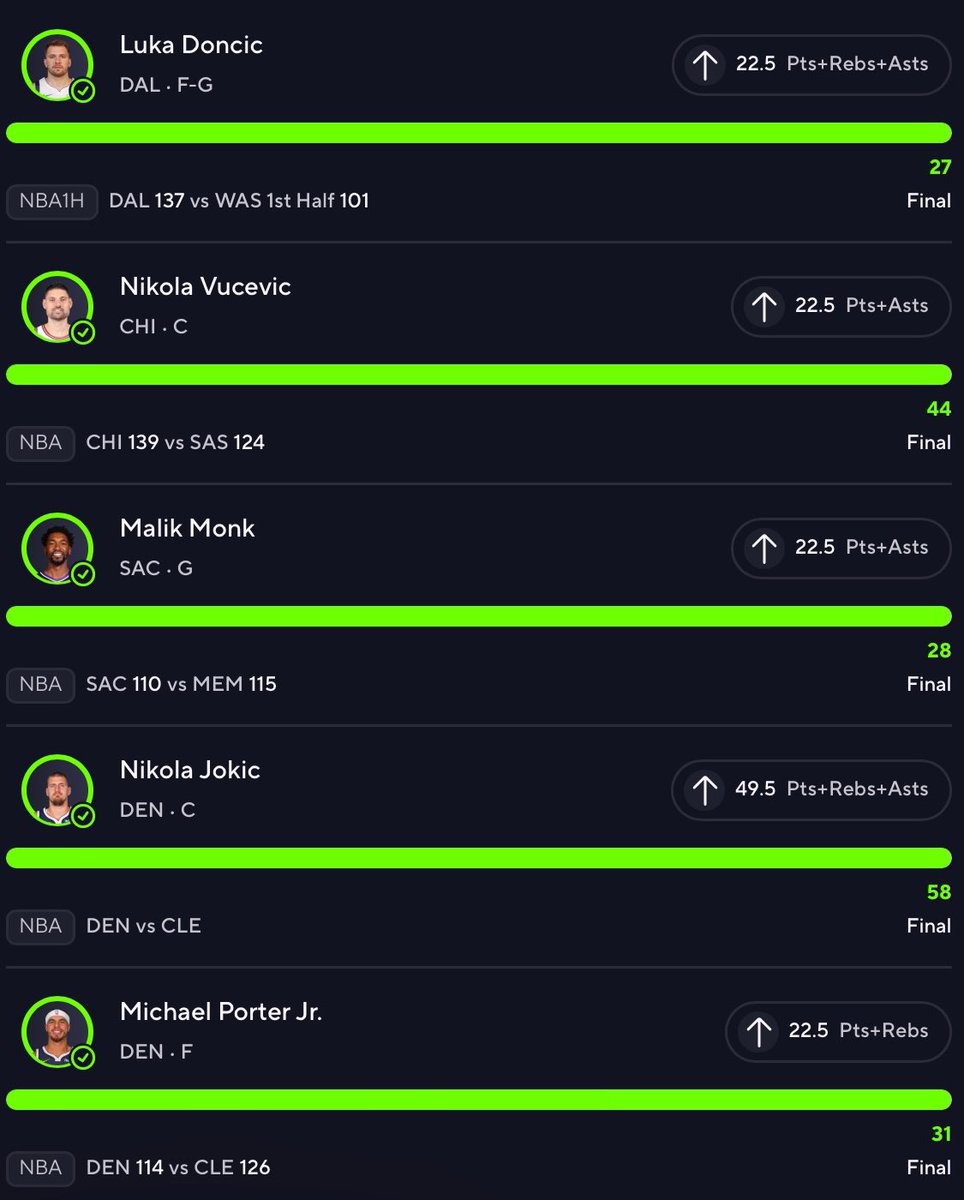 💰 ✅ CASH THE  POTD ✅ 💰

B SLIPPPP FOR THY BANGGGGGGGGG

#POTD #PLAYOFTHEDAY #PrizePicks #playerprops #nbatwitter #nbaprops #nbapplays #nbapicks #nbafinals  #nbabets #NFL #NBA #nbaplayoffs