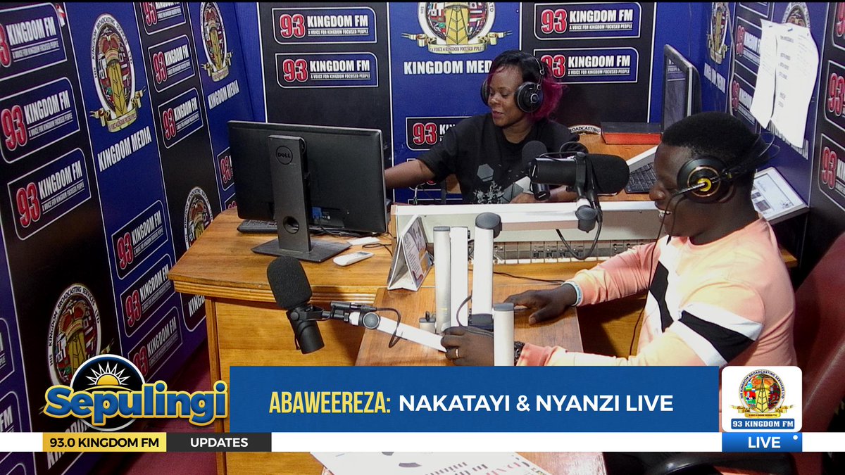 KingdomTVUganda's tweet photo. ON AIR : #ssepulingi with @nyanzi_live and Nakatayi live on 93Kingdom FM .
#KTVUpdates #ssepulingi #nationalprayerday2024 https://t.co/P1zxKUF52m