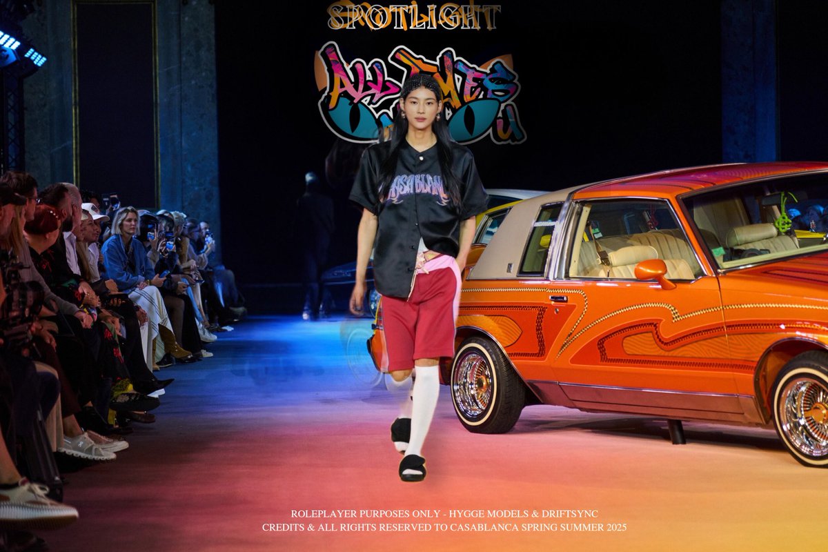 As he slipped into the avant-garde ensemble designed by Sacha, a sense of gratitude washed over him.
With a deep breath, Brian stepped onto the runway. The spotlight illuminated his every move, as he strutted with purpose, embodying the spirit of the 70s and 80s.