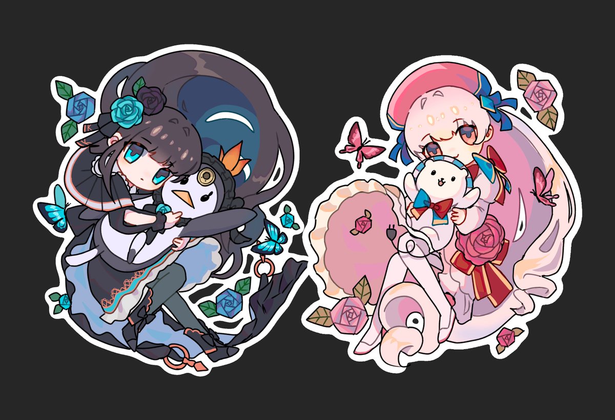 #arcaea_art #Hikari #Tairitsu
萌物四只