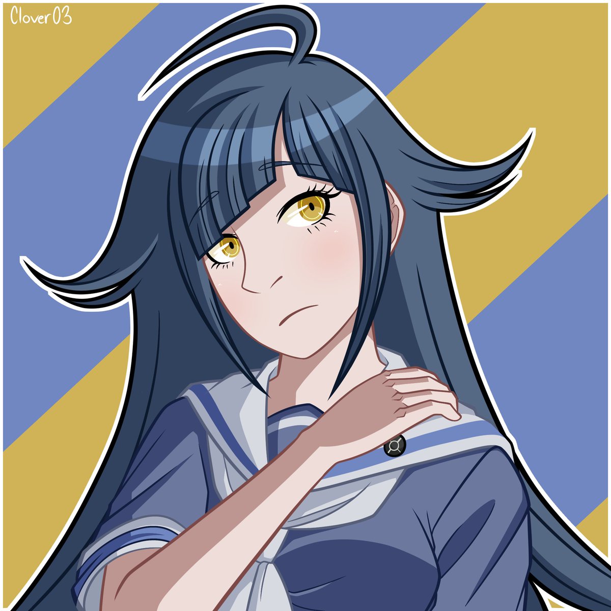 Happy belated birthday to Tsubasa Aozora from Danganronpa Despair Season!! #fangan #fanganronpa #drds #danganronpadespairseason #tsubasaaozora