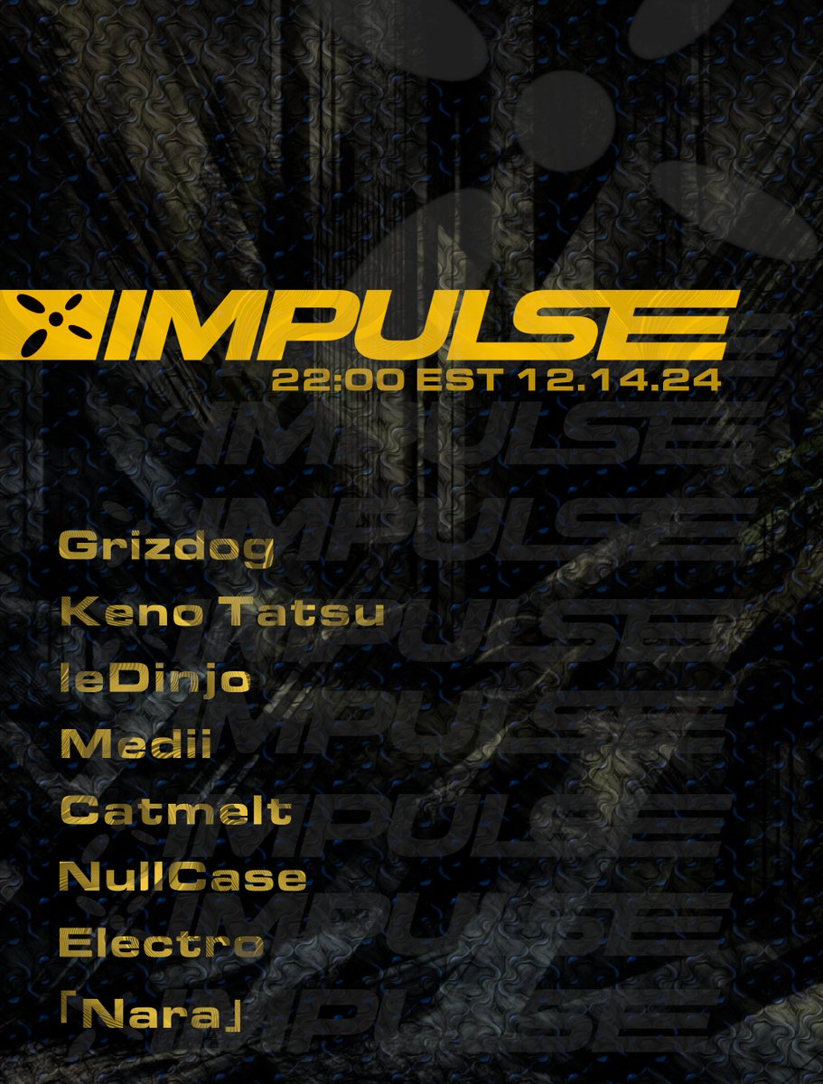 ImpulseVRC's tweet image. Impulse | 12.14.24

10PM EST - 2AM UTC - 11AM JP

IMPULS.3573