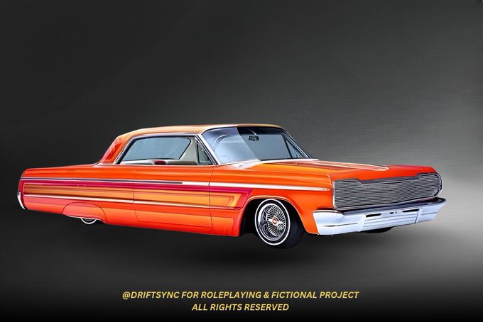 <a href="/HYGGEMODELS/">HYGGE MODELS.</a> The stage, adorned with a stunning 1967 Chevrolet Impala in Golden Orange, provided a striking backdrop for the runway show. This iconic car, courtesy of DriftSync (<a href="/DRIFTSYNC/">𝘿𝙍𝙄𝙁𝙏𝙎𝙔𝙉𝘾</a>), added a touch of vintage glamour to the event, complementing the funky theme perfectly.