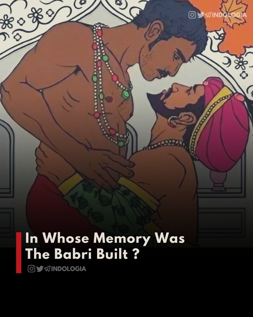 indologia's tweet photo. Babar &amp; Baburi🏳️‍🌈
[Thread]
#BabriMasjidDemolition https://t.co/LsB76SCd41