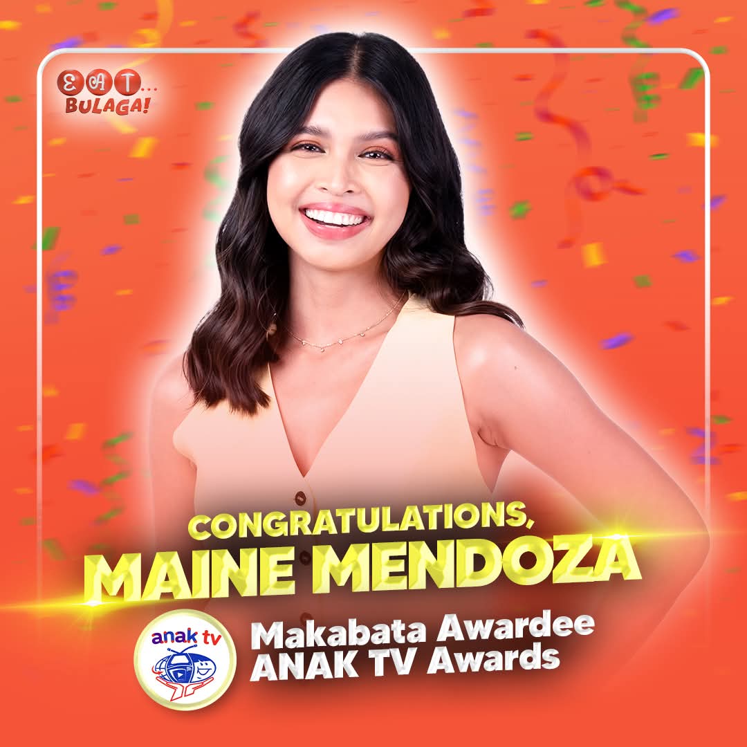 Congrats Maine Mendoza for being hailed as Anak TV Awards Makabata Awardee 🏆

#MaineMendoza <a href="/mainedcm/">Maine Mendoza</a>