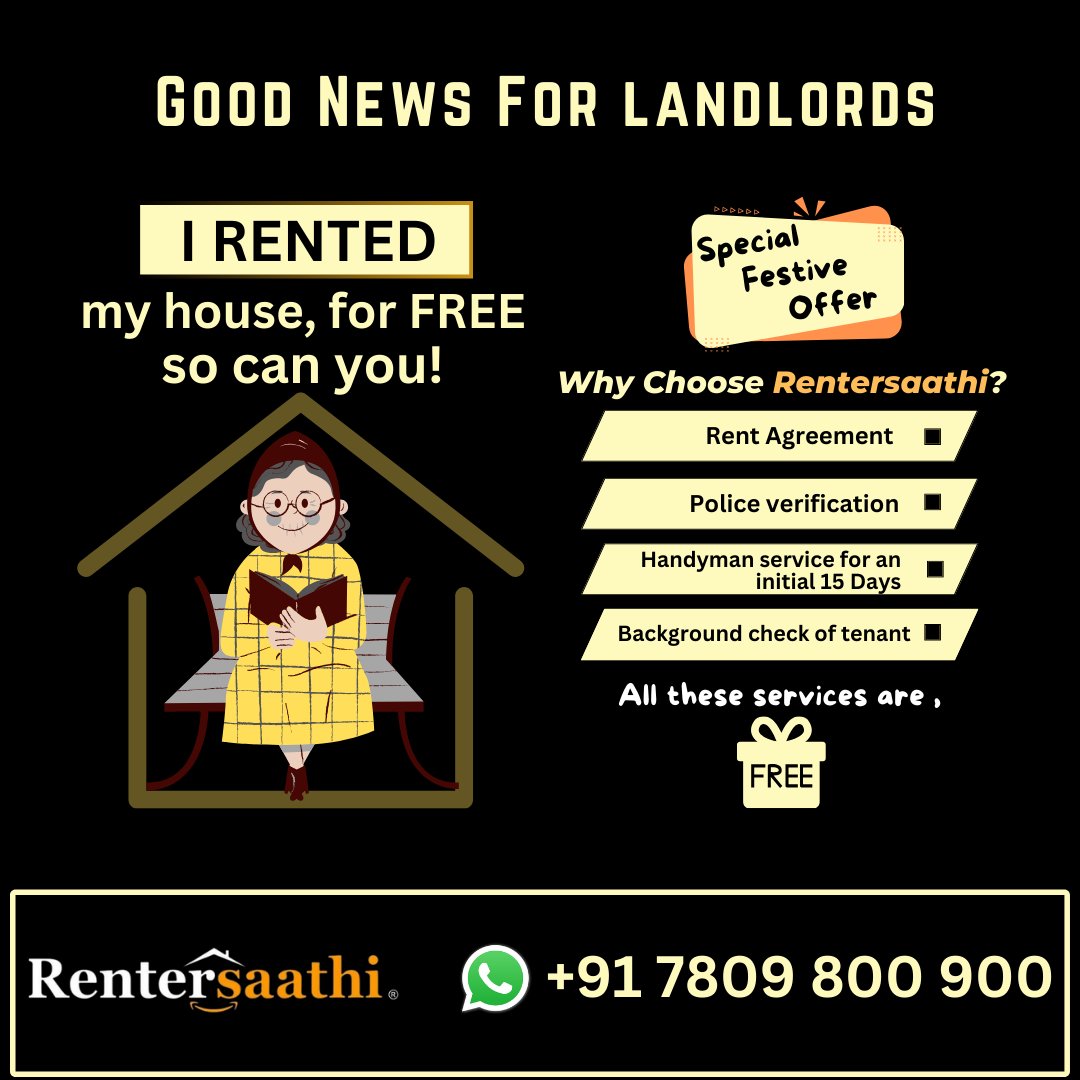 Rentersaathi's tweet photo. Want to rent out your home with ease? 

Now, renting your house is EASIER!

Then, call or WhatsApp us at +91 7809 800 900

#rent #rentyourhome #rentyourhouse #rental #rentalhome #rentalhomes #rentinpune #punerentals #realestate #rentit #realestateindia #indianrealestate https://t.co/uU4Wyf1wUV