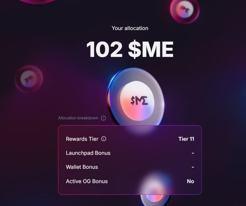 Giving away 100 $ME at TGE <a href="/MagicEden/">Magic Eden 🪄</a> 

📷RT &amp; Like
📷Have notifications on
📷Drop your solana wallet 

Ends on the 10th of December. GL!
Picking 10 #'s randomly
WILL DM 📩