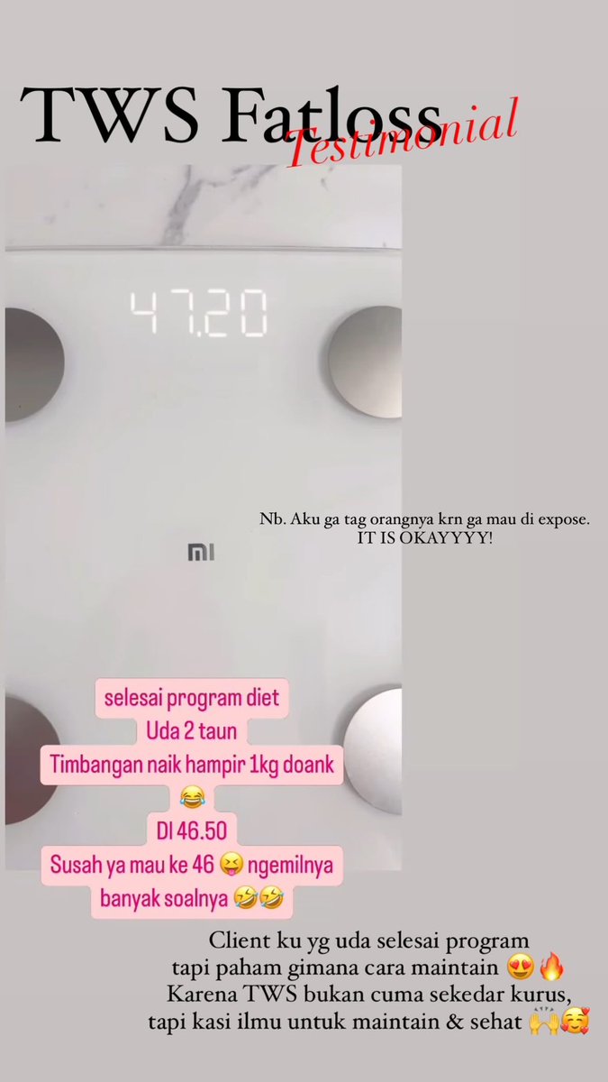 melisamuliawan's tweet photo. Apa itu rebound?! #therightwaytofatloss https://t.co/EvHDSjRzcW