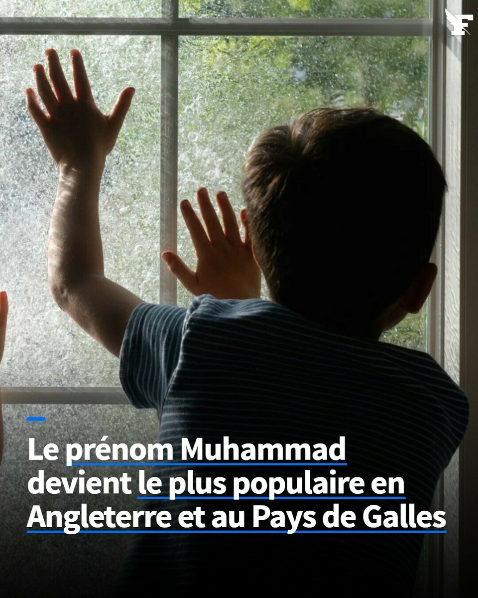 Muhammad est devenu en 2023 le prénom masculin le plus donné en Angleterre et au Pays de Galles, devant Noah et Oliver.
→ l.lefigaro.fr/ONZ