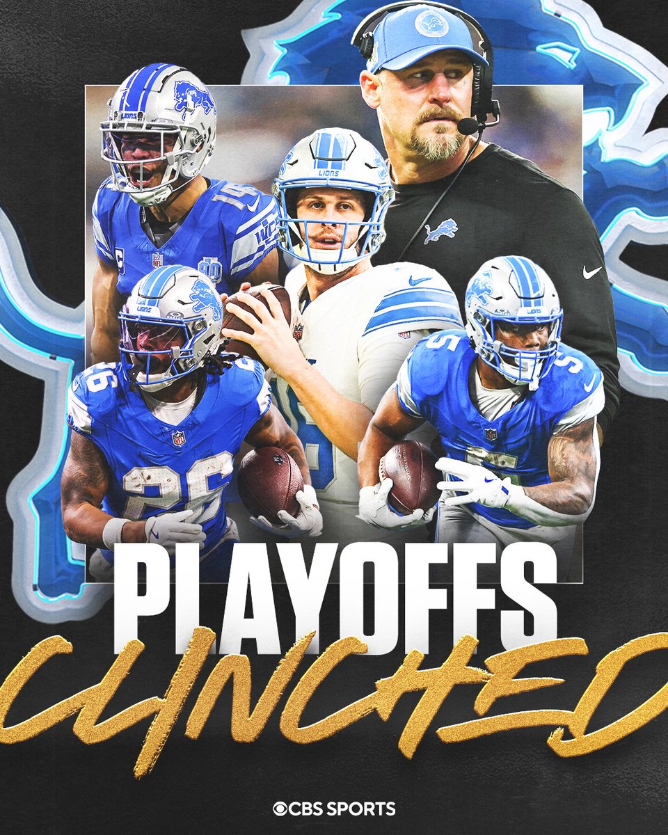 BACK IN THE PLAYOFFS 🔥 @LIONS