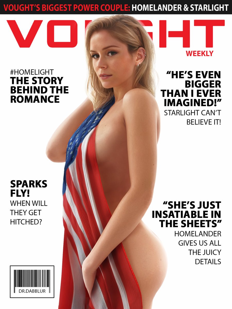 DrDabblur's tweet photo. Starlight - Cover Girl

Vought Weekly brings you the hottest content as Starlight bares all and spills all about her budding romance with Homelander!

Anonymous Commission

🌟Nude, Pregnant, and No Text for supporters!✨ https://t.co/JrE0B8ZlYY