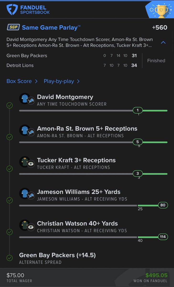 ALWAYS BETTER IN GREEN FIRST TWITTER SLIP FIRST CASH ✅

Follow the group for free plays everyday <a href="/RTRLocks/">RTR</a> 
#GamblingX #Parlays #SportsGambling #NFL