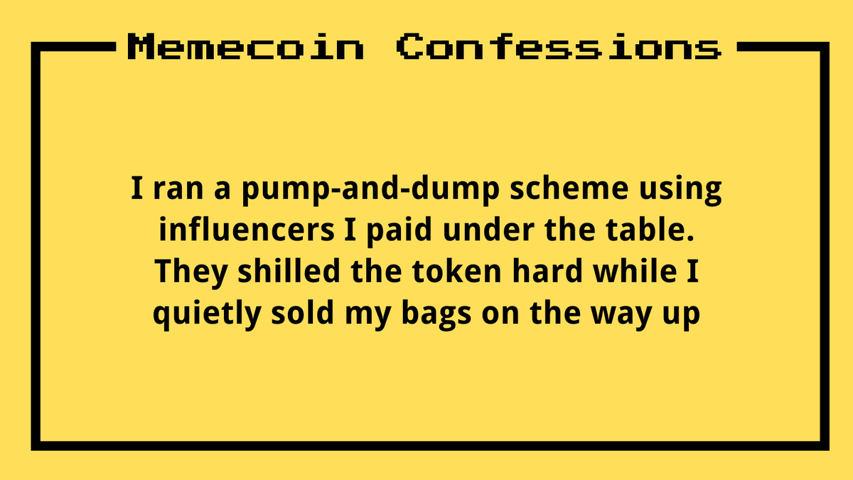 I ran a pump-and-dump scheme using influencers I paid under the table.
