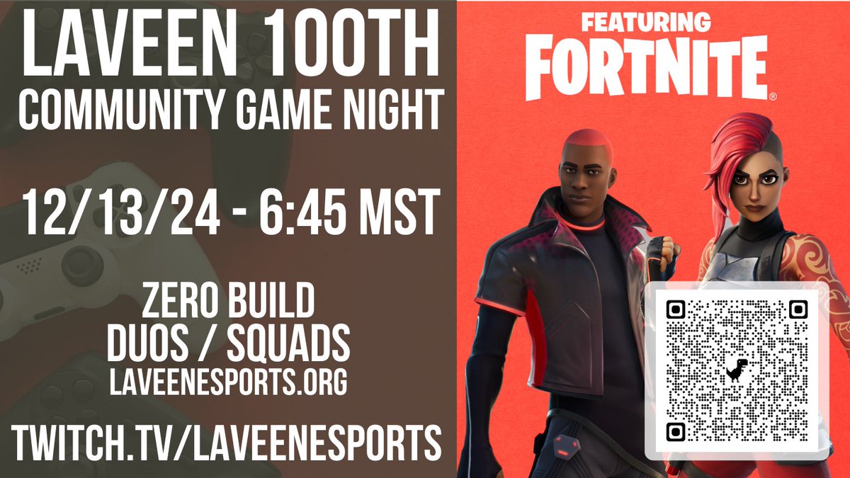 I can’t wait for this!! Plan on dropping for the greatest Fortnite Friday event - EVER! The 100th event is here!!!! I’ll be shoutcasting with <a href="/jdwilliams/">jdwilliams</a> for his monumental achievement!