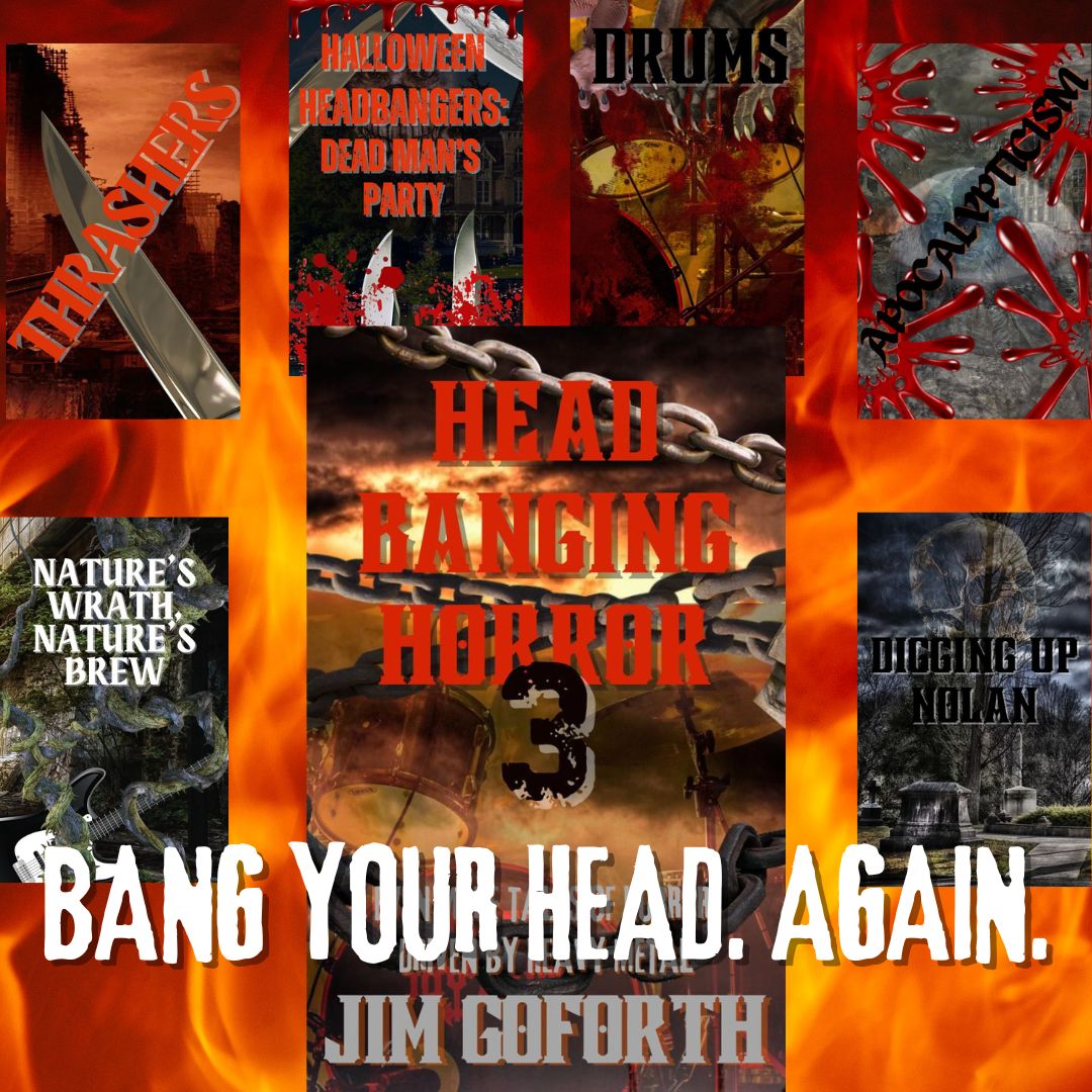 #booklovers #horror #metal #music #new #collection #booktwt 
Accumulated here are yet more horror tales where metal music slices and dices alongside razor sharp blades, where percussion pummels besides bludgeoning tools of death.
amazon.com/dp/B0CXDZCSW8