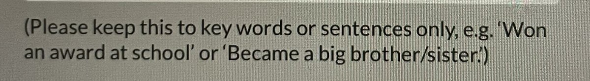 ray5705's tweet photo. @MichelleDewbs Play at their own game and complain it doesn't say "Became a big brother/sister/other/rather not say" https://t.co/hIURdbm7SS