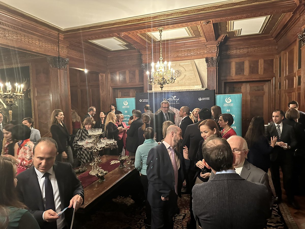 yeeamerika's tweet photo. 🌟 We were thrilled to celebrate World Turkish Coffee Day at the Turkish Ambassador’s Residence! 🌟

During this special evening, we embraced the beauty of #TurkishMusic and #TurkishCulture. Guests were enchanted by the mesmerizing melodies of the Turkish Harp performed by Şirin Pancaroğlu, while the tradition of #TurkishCoffee symbolized unity and hospitality. 🎶☕

A heartfelt thank you to all who joined us in honoring Türkiye’s rich cultural heritage through music and connection. 💫

#UnityThroughCulture
#CulturalDiplomacy 

@TC_VasingtonBE 
@yeeorgtr