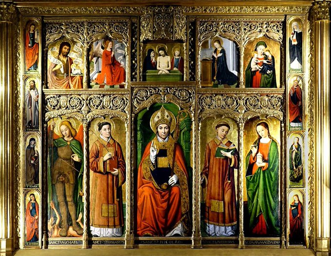 Bréa - Triptyque de St Nicolas - Cathédrale de Monaco 
