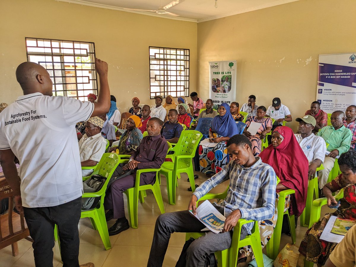 TABIOtz2011's tweet photo. "Tree is Life and Seed is Life campaign is thriving in Masasi! Lead farmers from KIMAS are being empowered by TABIO with skills in biodiversity conservation and FMSS for sustainable Agriculture. #TreeIsLife #SeedIsLife #sustainablefuture #ViAgroforestry #ASILIB https://t.co/zUFAlrl5kr