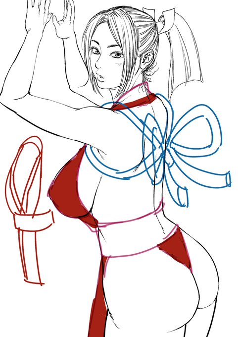 まだ3Dモデルやフィギュアなどもそれほど多くなかった時代、個人的には同人サークル彩画堂さんの描くKOFシリーズの二次創作が界隈に与えた影響は少なくないと思っています。直近だとふぉれすたさんの不知火流シリーズの同人誌は良かったですね。 