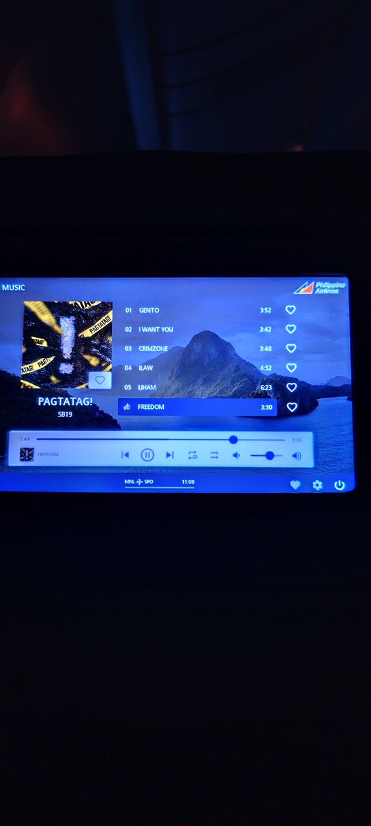 MDalumpienes's tweet photo. 12hrs flight from Manila to SanFo  Buti na Lng may @SB19Official  music dto #flypal https://t.co/361f03cgJU