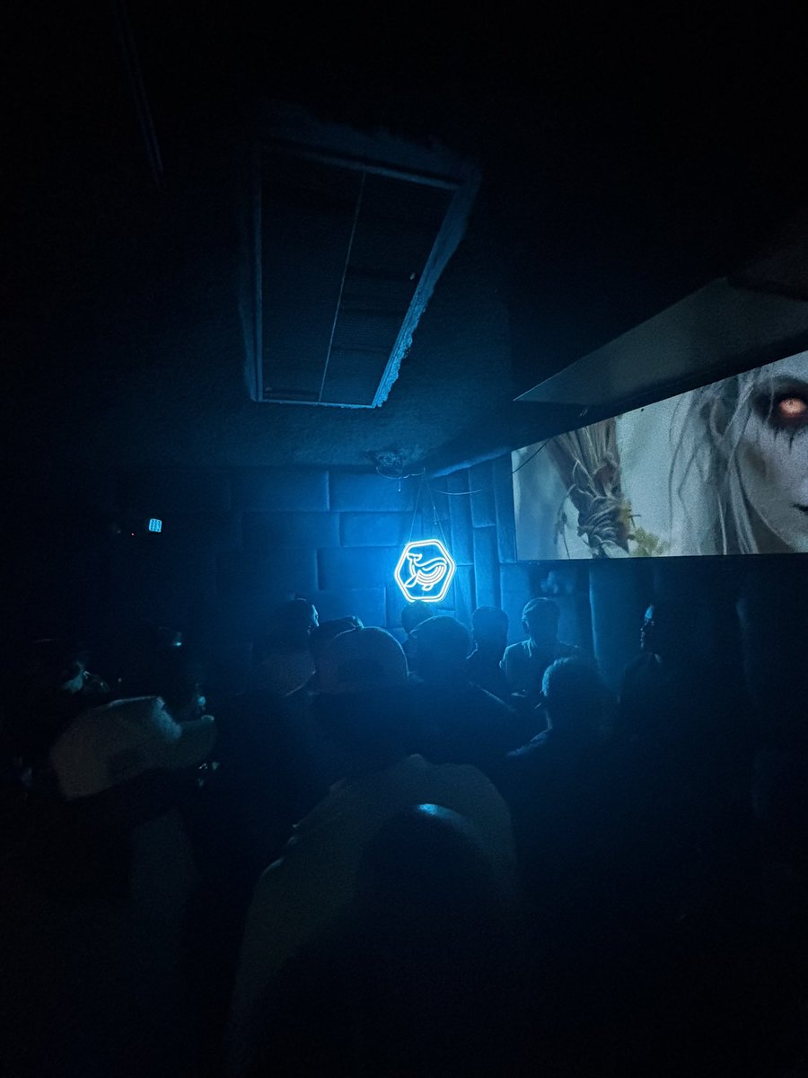Bluewhale1billy's tweet photo. BlueWhale sign is up in the club, getting major attention. #Bluewhale #Miami #M2Miami https://t.co/CemEhin3YI